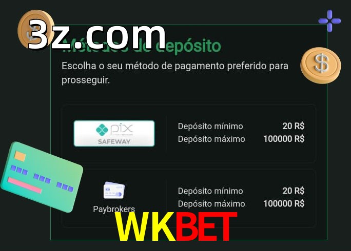 O cassino WKBETbet oferece uma grande variedade de métodos de pagamento